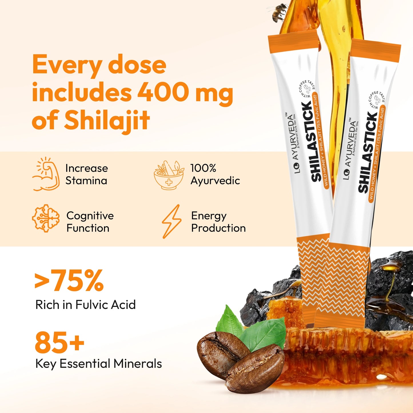 Shilastick Pure Power Stick (Coffee Taste)