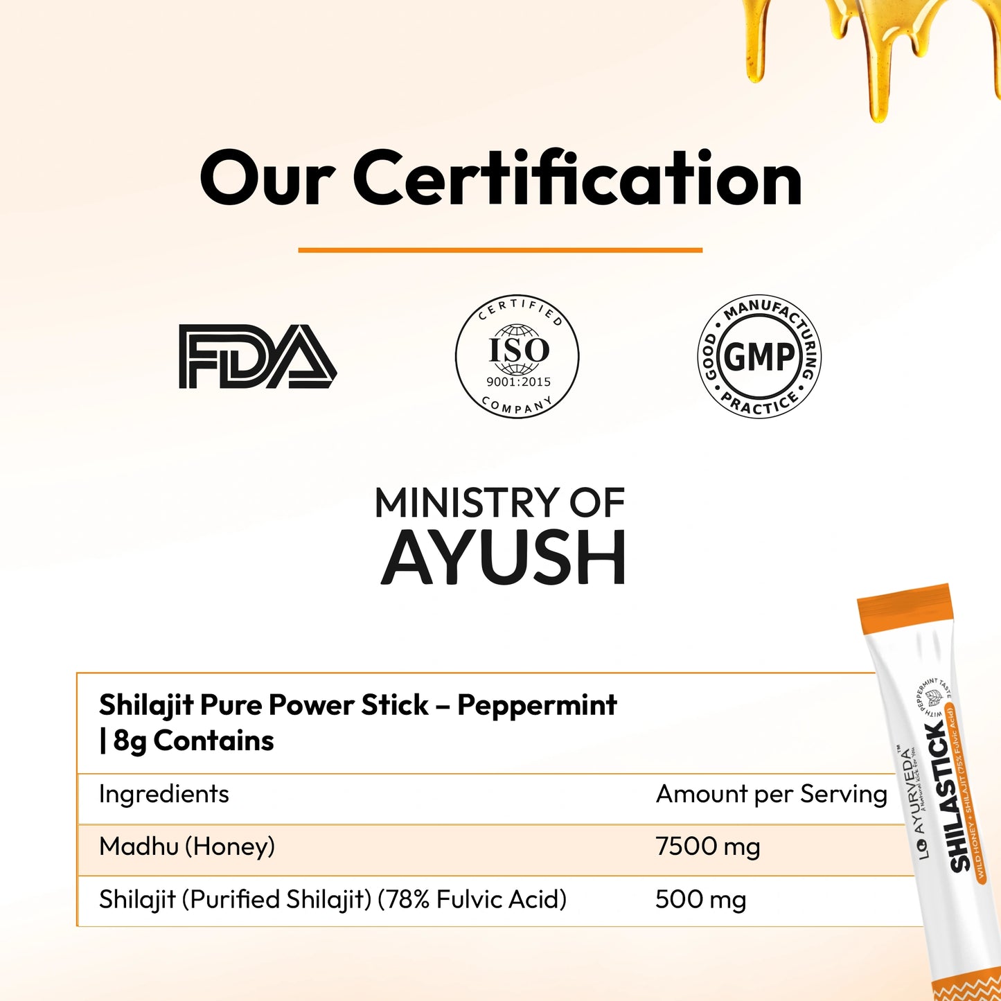 Shilastick Pure Power Stick (Peppermint Taste)